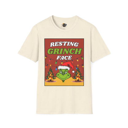 Grinch 'Resting Grinch Face' Christmas T‑Shirt