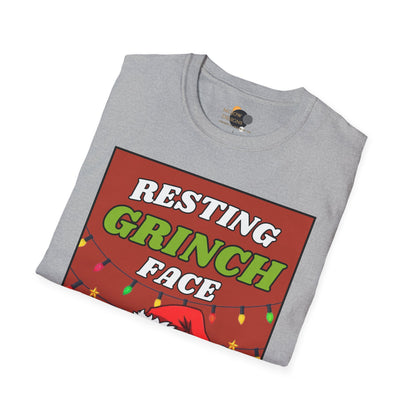 Grinch 'Resting Grinch Face' Christmas T‑Shirt