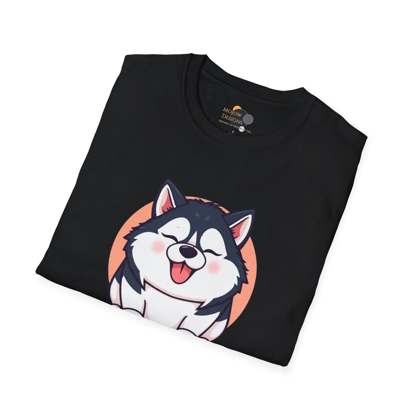 Cute Husky T-Shirt, Unisex Dog Lover Tee, Pet Owner Gift, Summer Apparel, Funny Animal Shirt, Casual Wear