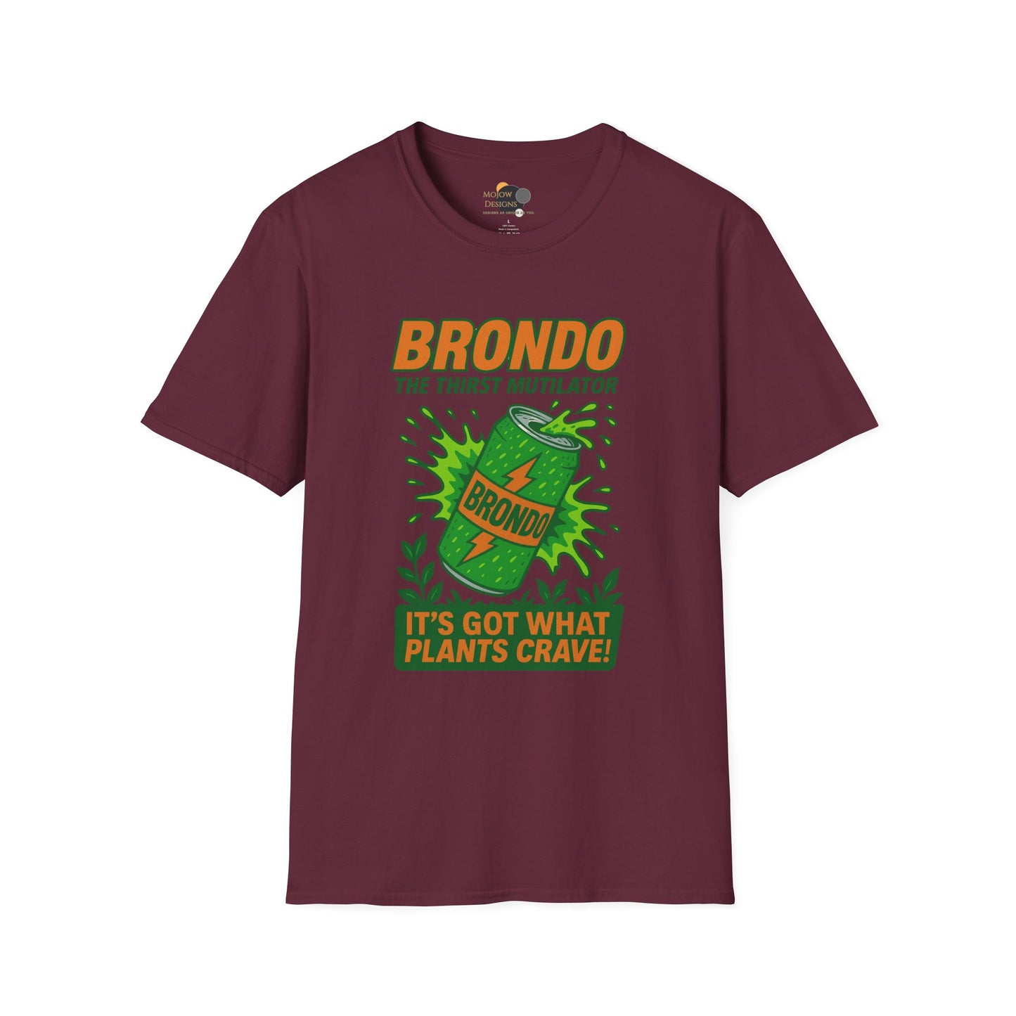 Unisex Brondo Softstyle T-Shirt - Retro Vintage Vibe, Perfect Gift for Fans, Casual Wear, Summer Events, Fun Party Outfit