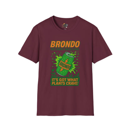Unisex Brondo Softstyle T-Shirt - Retro Vintage Vibe, Perfect Gift for Fans, Casual Wear, Summer Events, Fun Party Outfit