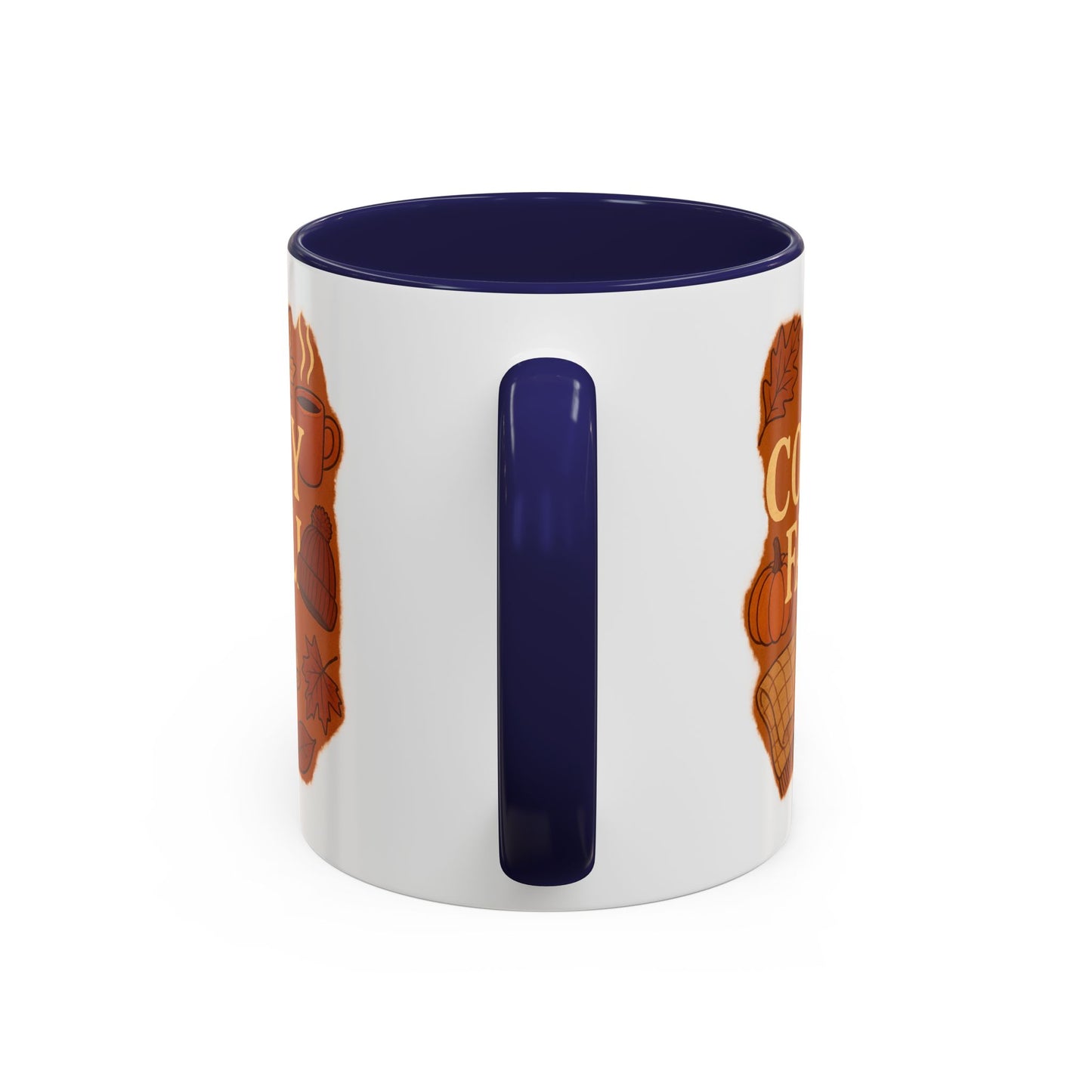 Cozy Fall Accent Coffee Mug | Seasonal Drinkware | Autumn Vibes | Perfect Gift for Fall | Home Decor | Coffee Lover's Companion