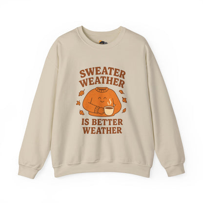 Cozy Fall Crewneck Sweatshirt - Perfect for Autumn Vibes, Gift for Friends, Seasonal Style, Pumpkin Spice Lovers, Cozy Weather Fashion