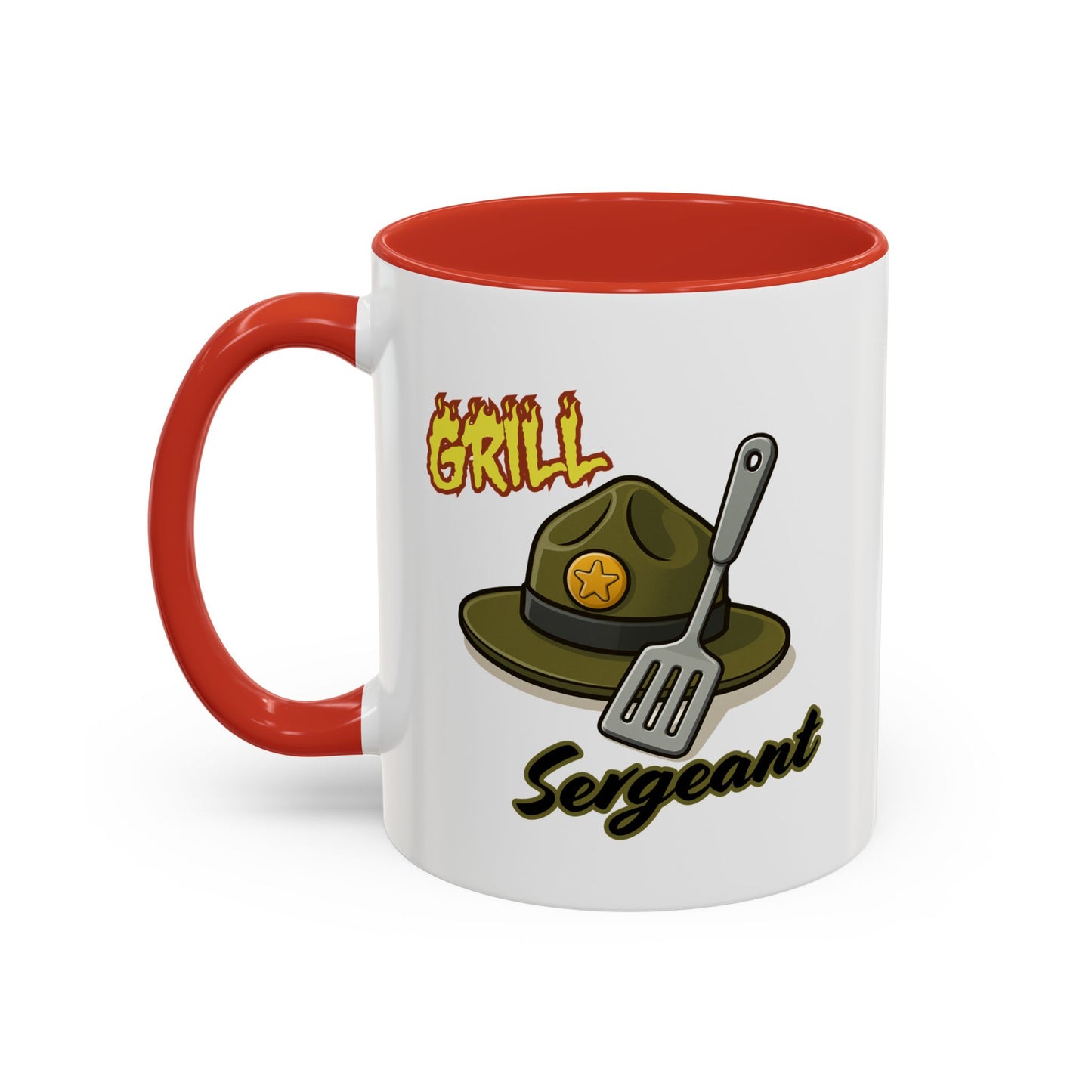 Grill Sergeant Coffee Mug | Funny Cooking Gift | Dad Mug | BBQ Lover Gift | Kitchen Decor | Father's Day Gift