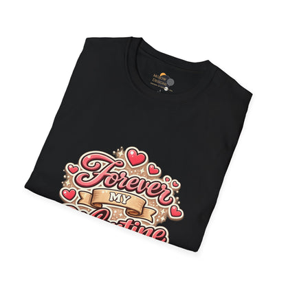 Forever My Valentine Retro Hearts T-Shirt