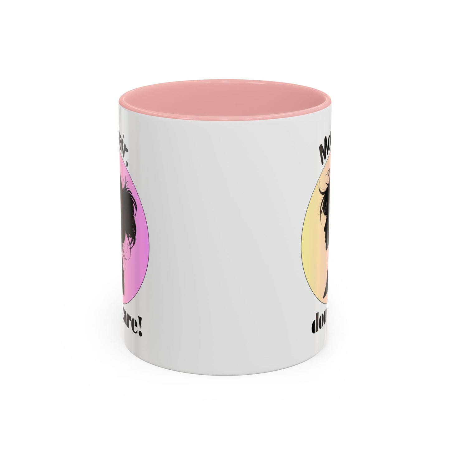 Mom Hair Coffee Mug - Stylish Gift for Moms, Caffeinated Humor Mug, Cute Kitchen Decor, Sweet Gift for Mother's Day, Funny Coffee Cup