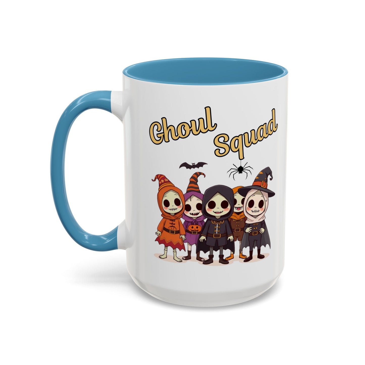 Ghoul Squad Coffee Mug - Perfect for Halloween Parties, Trick-or-Treating, or Everyday Use - Fun Spooky Gift, Holiday Decor, Novelty Mug, Fall