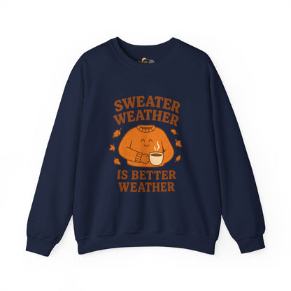Cozy Fall Crewneck Sweatshirt - Perfect for Autumn Vibes, Gift for Friends, Seasonal Style, Pumpkin Spice Lovers, Cozy Weather Fashion