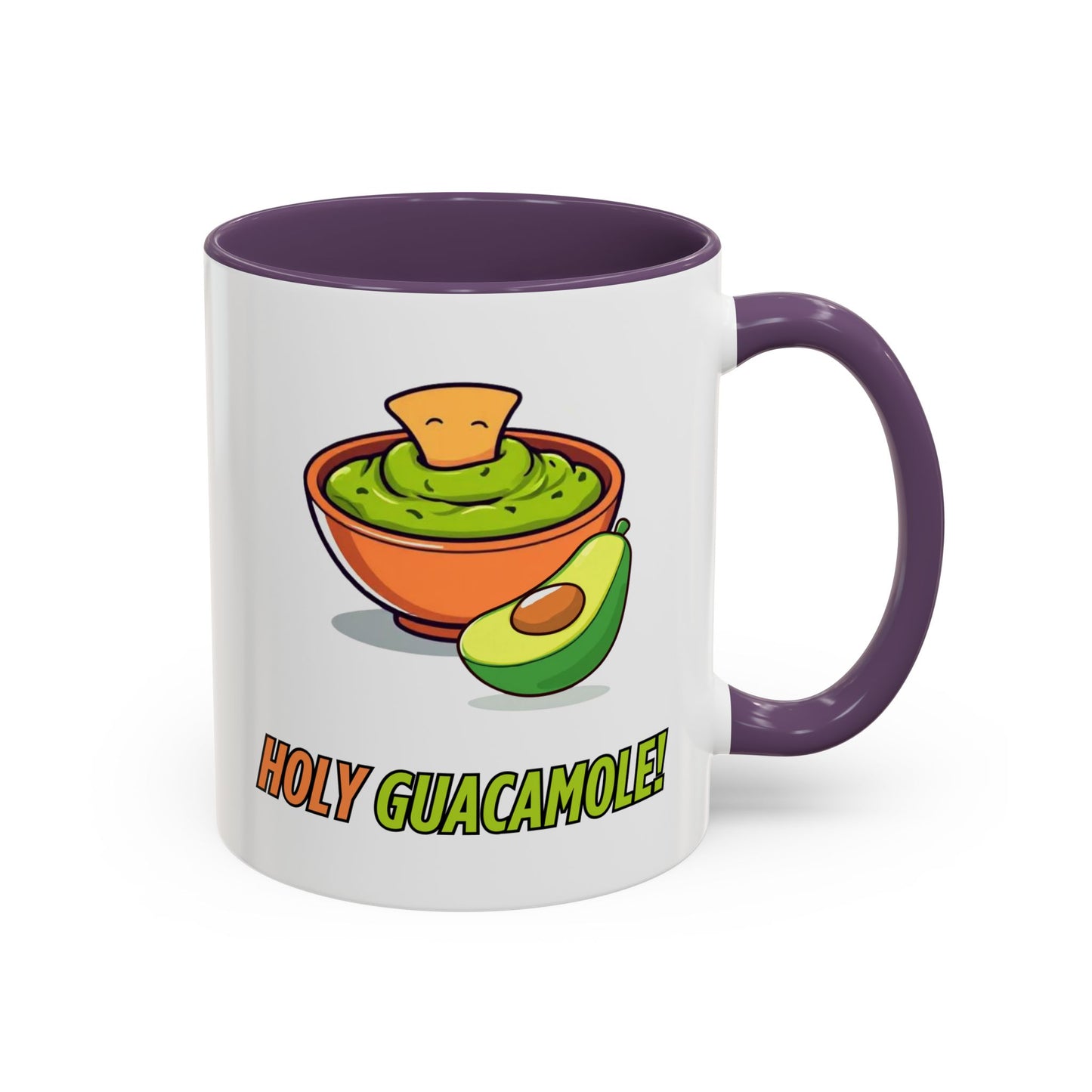 Holy Guacamole Coffee Mug, Fun Avocado Tea Cup, Quirky Kitchenware, Unique Gift for Food Lovers, Vibrant Drinkware