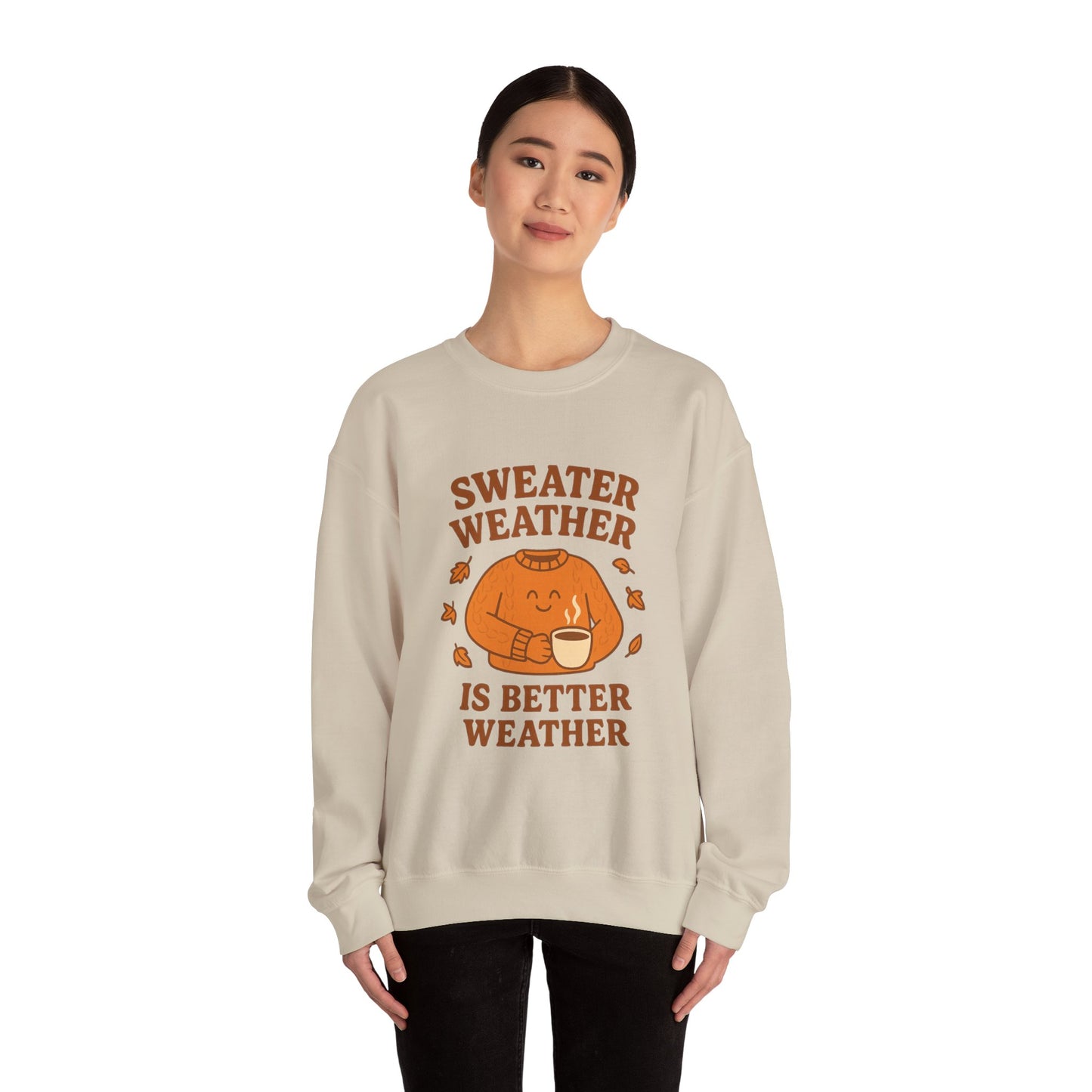 Cozy Fall Crewneck Sweatshirt - Perfect for Autumn Vibes, Gift for Friends, Seasonal Style, Pumpkin Spice Lovers, Cozy Weather Fashion
