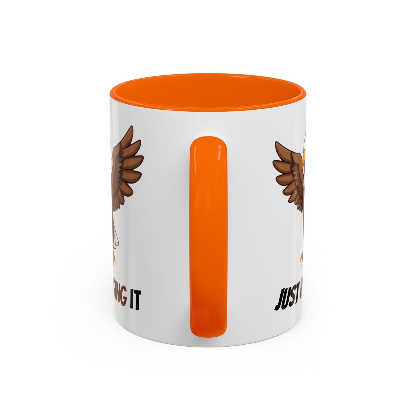 Just Winging It Coffee Mug - Fun Eagle Design, Motivational Mug, Perfect for Gifts, Coffee Lovers, Home Office, Quirky Drinkware