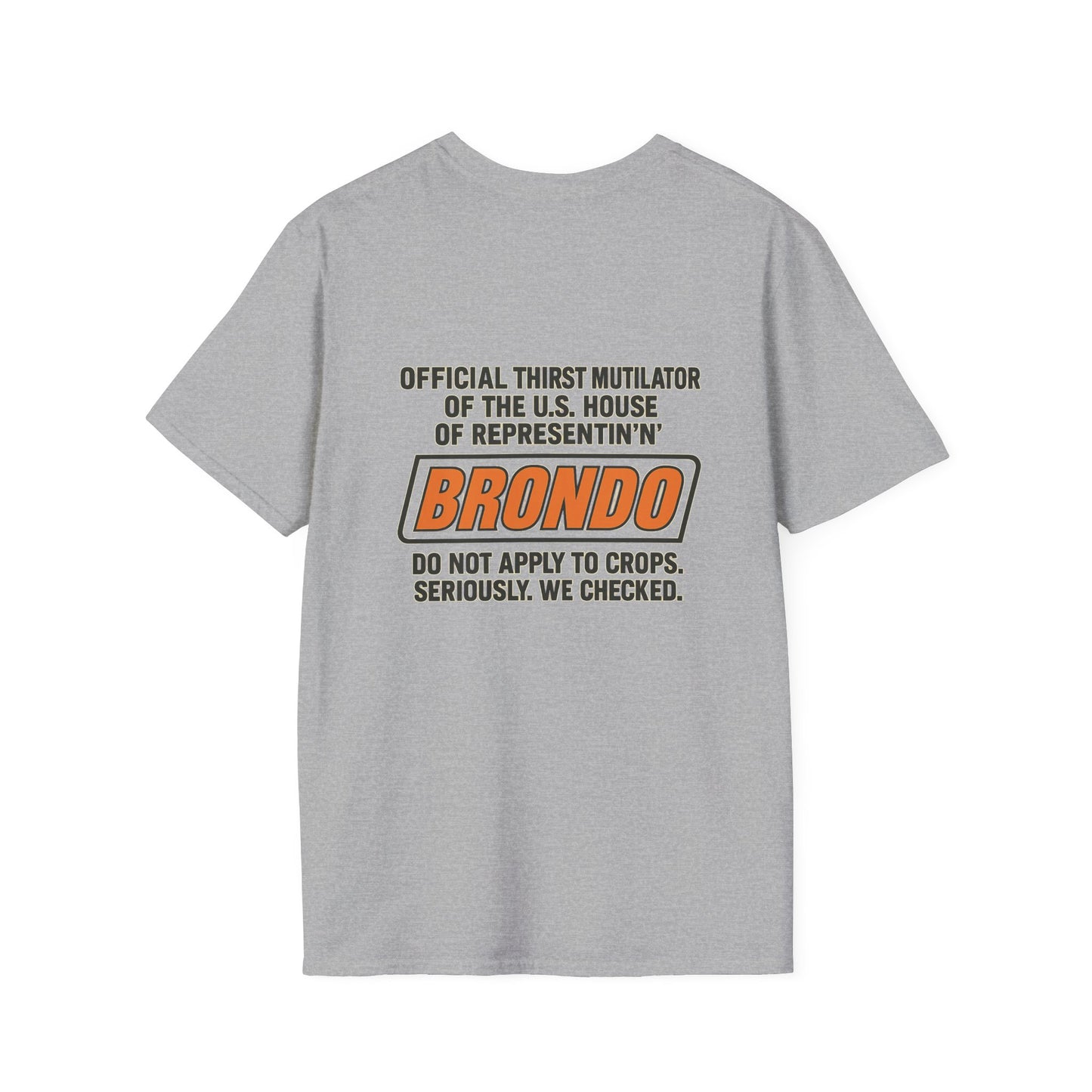 Unisex Brondo Softstyle T-Shirt - Retro Vintage Vibe, Perfect Gift for Fans, Casual Wear, Summer Events, Fun Party Outfit