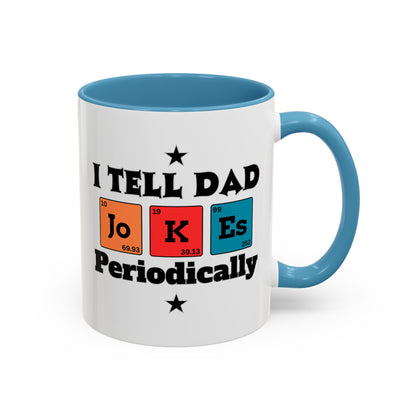 Funny Chemistry Dad Coffee Mug, Gift for Father's Day, Science Lover Mug, Dad Joke Mug, Periodic Table Design