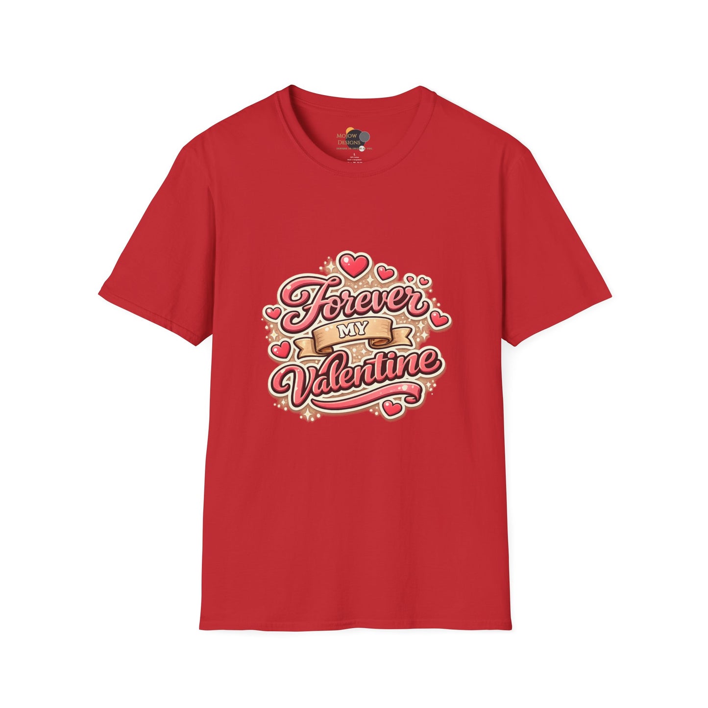 Forever My Valentine Retro Hearts T-Shirt
