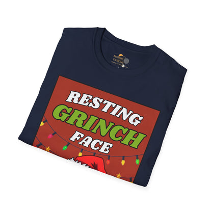 Grinch 'Resting Grinch Face' Christmas T‑Shirt
