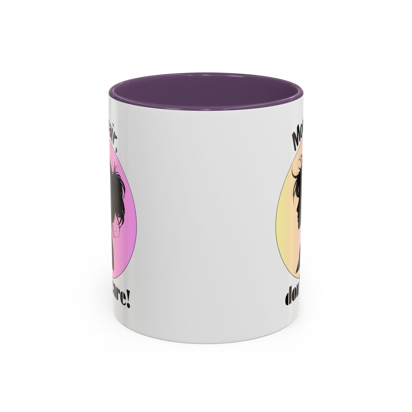 Mom Hair Coffee Mug - Stylish Gift for Moms, Caffeinated Humor Mug, Cute Kitchen Decor, Sweet Gift for Mother's Day, Funny Coffee Cup