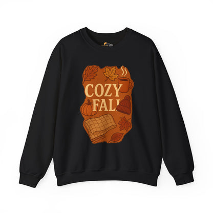 Cozy Fall Crewneck Sweatshirt, Autumn Apparel, Unisex Sweatshirt, Fall Fashion, Thanksgiving Gift, Cozy Sweater