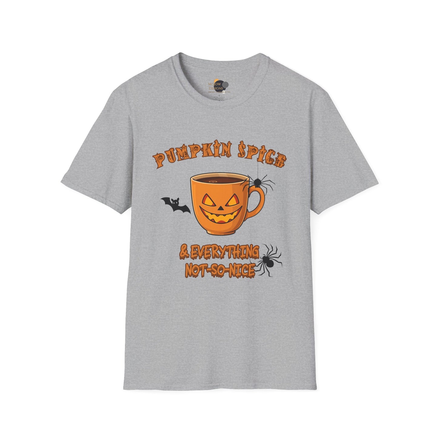 Pumpkin Spice Unisex T-Shirt | Cozy Fall Tee, Halloween Shirt, Autumn Apparel, Casual Outfit, Gift for Pumpkin Lovers