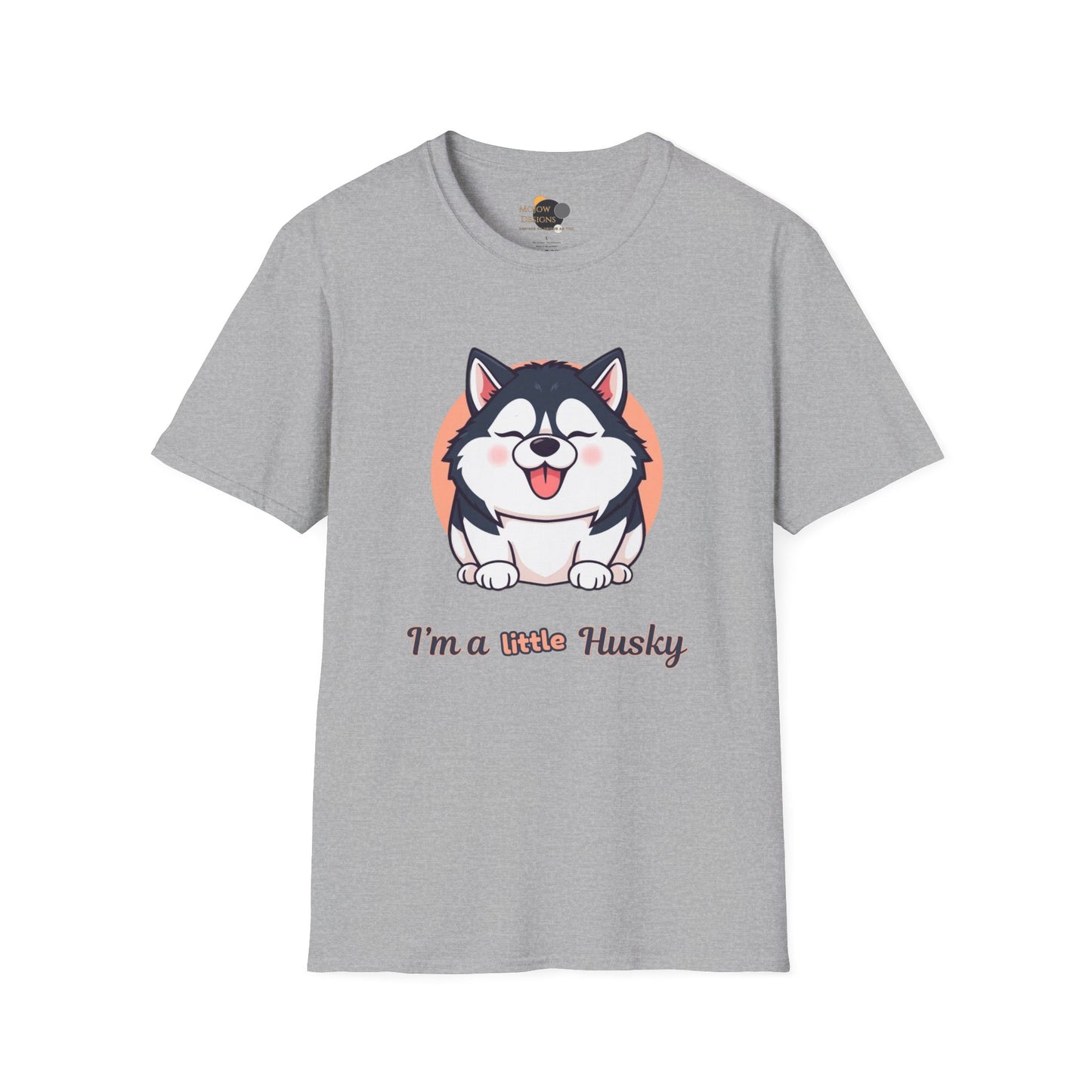 Cute Husky T-Shirt, Unisex Dog Lover Tee, Pet Owner Gift, Summer Apparel, Funny Animal Shirt, Casual Wear