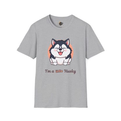 Cute Husky T-Shirt, Unisex Dog Lover Tee, Pet Owner Gift, Summer Apparel, Funny Animal Shirt, Casual Wear