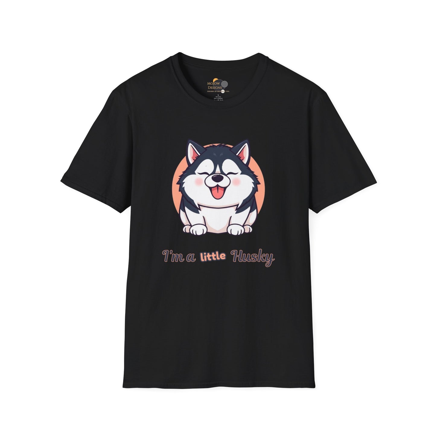 Cute Husky T-Shirt, Unisex Dog Lover Tee, Pet Owner Gift, Summer Apparel, Funny Animal Shirt, Casual Wear
