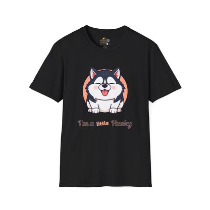 Cute Husky T-Shirt, Unisex Dog Lover Tee, Pet Owner Gift, Summer Apparel, Funny Animal Shirt, Casual Wear
