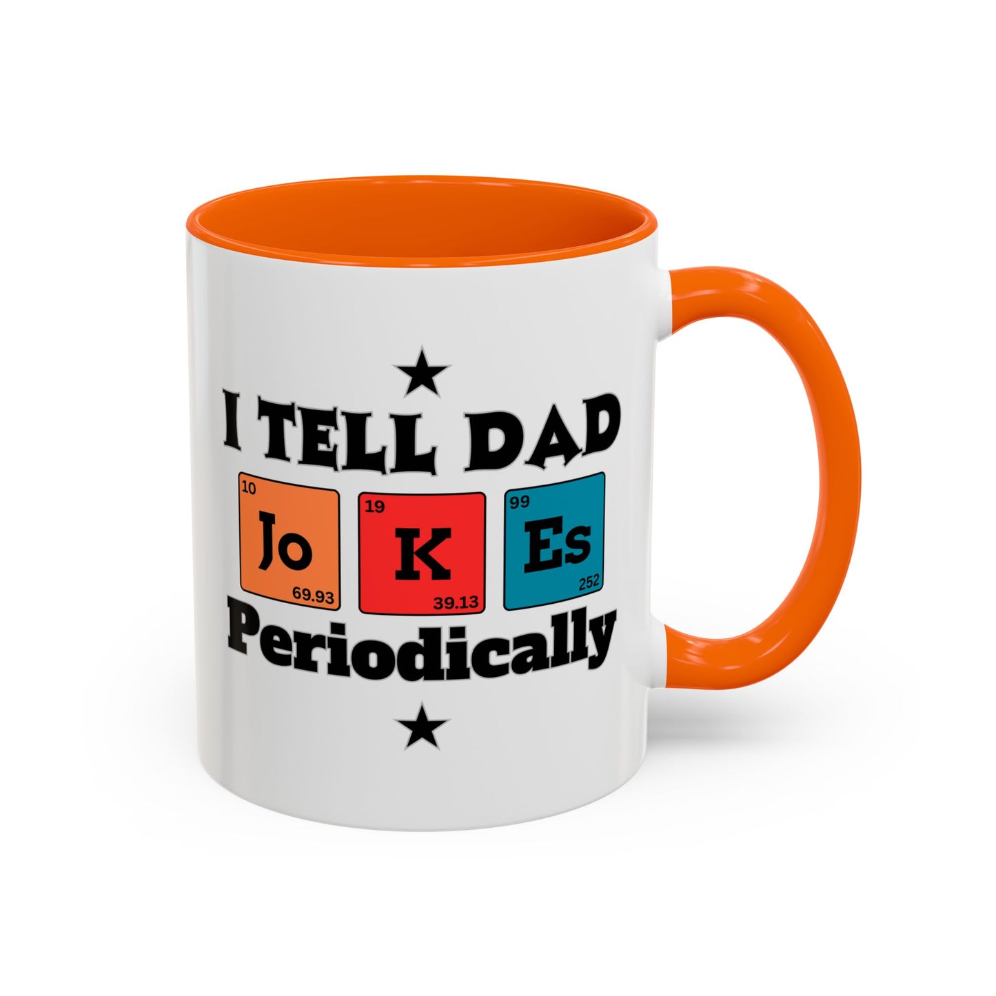 Funny Chemistry Dad Coffee Mug, Gift for Father's Day, Science Lover Mug, Dad Joke Mug, Periodic Table Design
