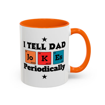 Funny Chemistry Dad Coffee Mug, Gift for Father's Day, Science Lover Mug, Dad Joke Mug, Periodic Table Design