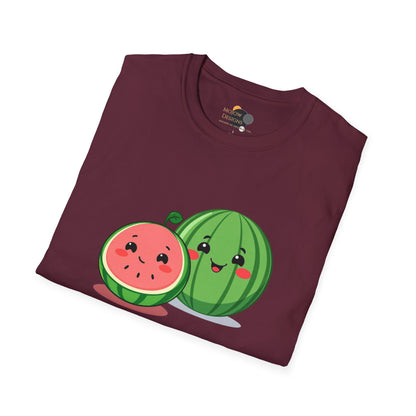 Funny Watermelon T-Shirt, Cute Summer Gift, Unisex Tee, Birthday Gift, Friendship Shirt, Cute Fruit Tee