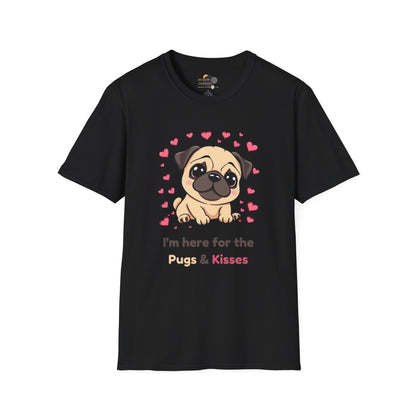Cute Pug Graphic T-Shirt for Dog Lovers, Dog Mom Gift, Pet Lover Tee, Funny Dog Shirt, Animal Rescue Support