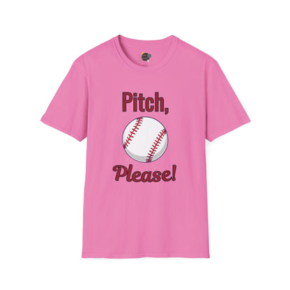 Baseball-Themed Unisex Softstyle T-Shirt, Perfect for Game Days, Sporty Gift, Summer Casual Wear, Unique Baseball Fan Apparel