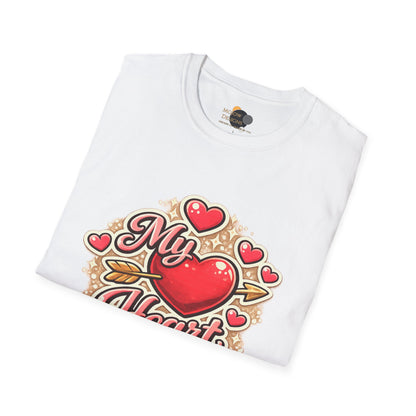 My Heart Is Yours T-Shirt — Valentine's Heart Graphic Tee