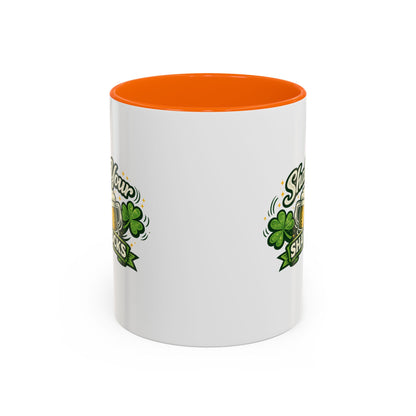 Shake Your Shamrocks Coffee Mug — St. Patrick's Day Beer & Shamrock Accent Mug