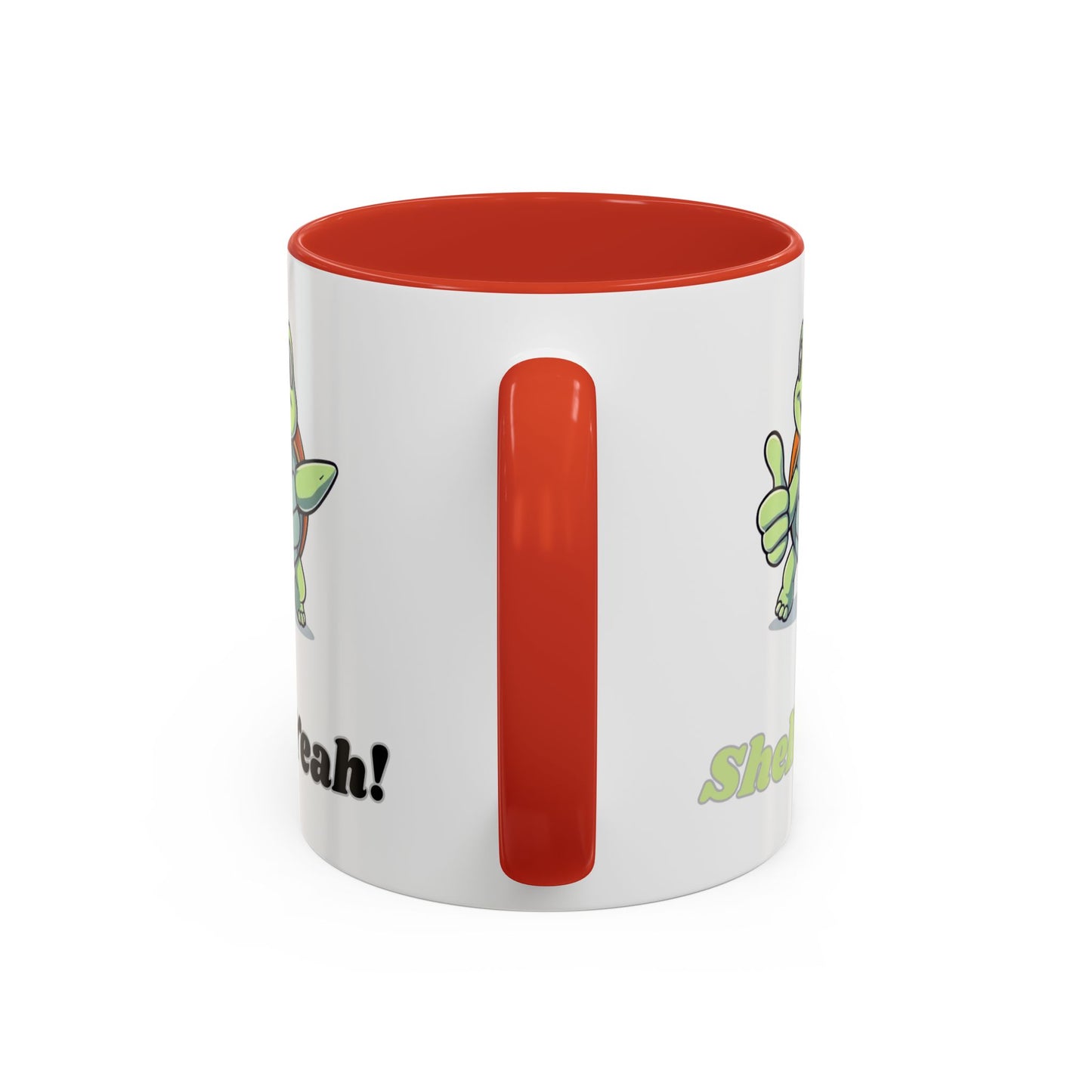 Cheerful Coffee Mug, Shell Yeah! Turtle Mug, Fun Gift for Kids, Cute Kitchen Decor, Positive Vibe Cup, Animal Lover Gift