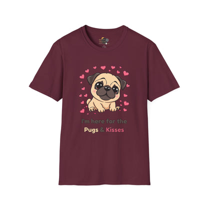 Cute Pug Graphic T-Shirt for Dog Lovers, Dog Mom Gift, Pet Lover Tee, Funny Dog Shirt, Animal Rescue Support