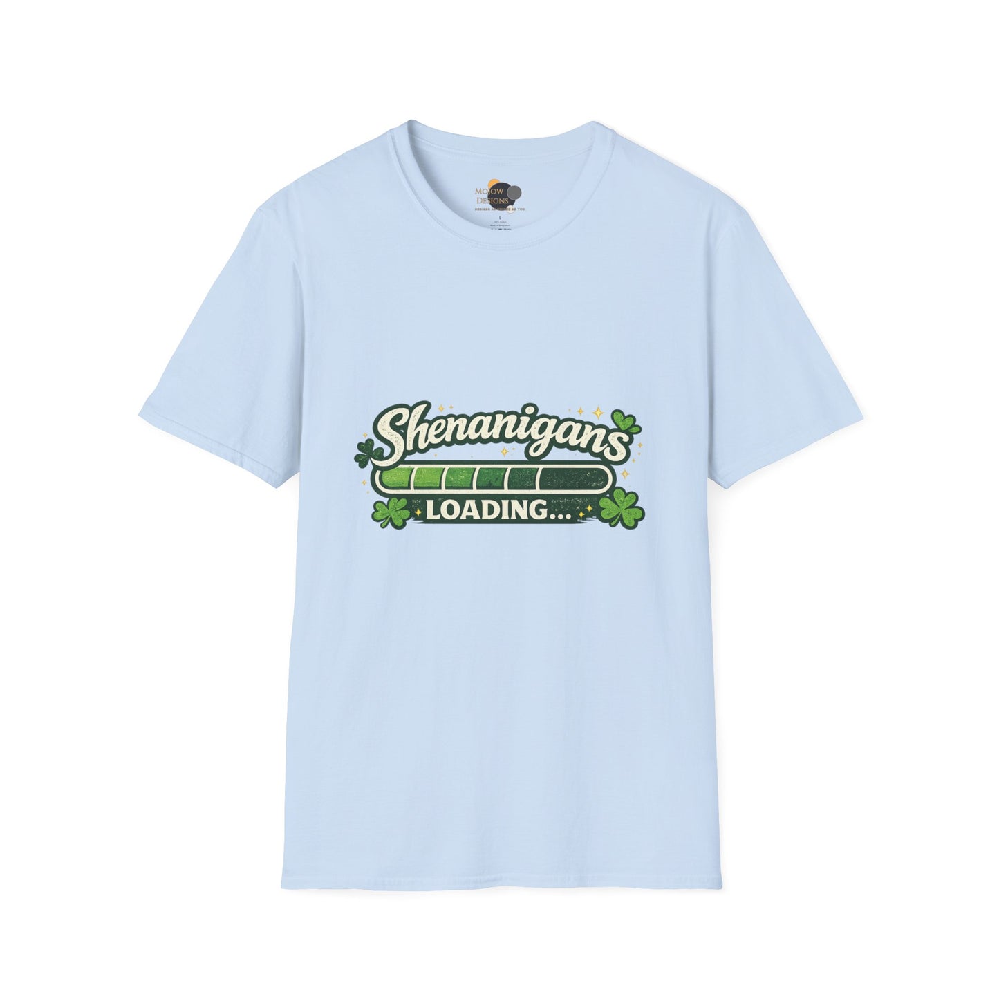 Shenanigans Loading Shamrock T-Shirt — Funny St. Patrick’s Day Tee