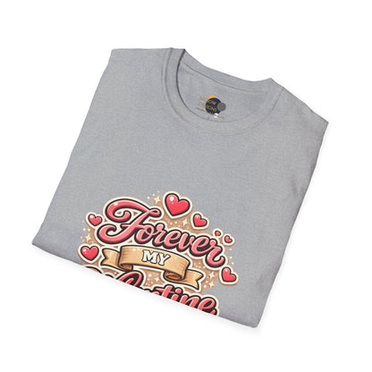 Forever My Valentine Retro Hearts T-Shirt