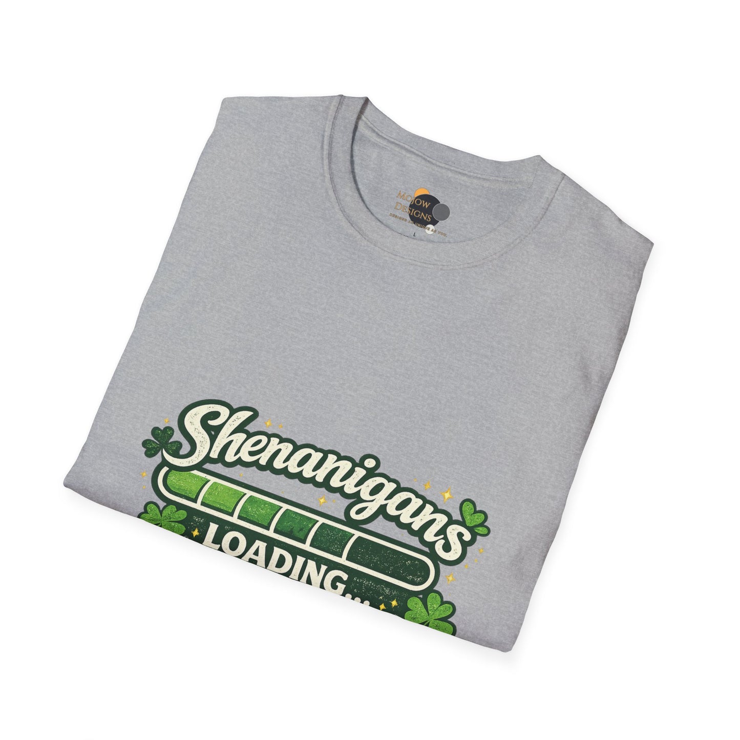 Shenanigans Loading Shamrock T-Shirt — Funny St. Patrick’s Day Tee