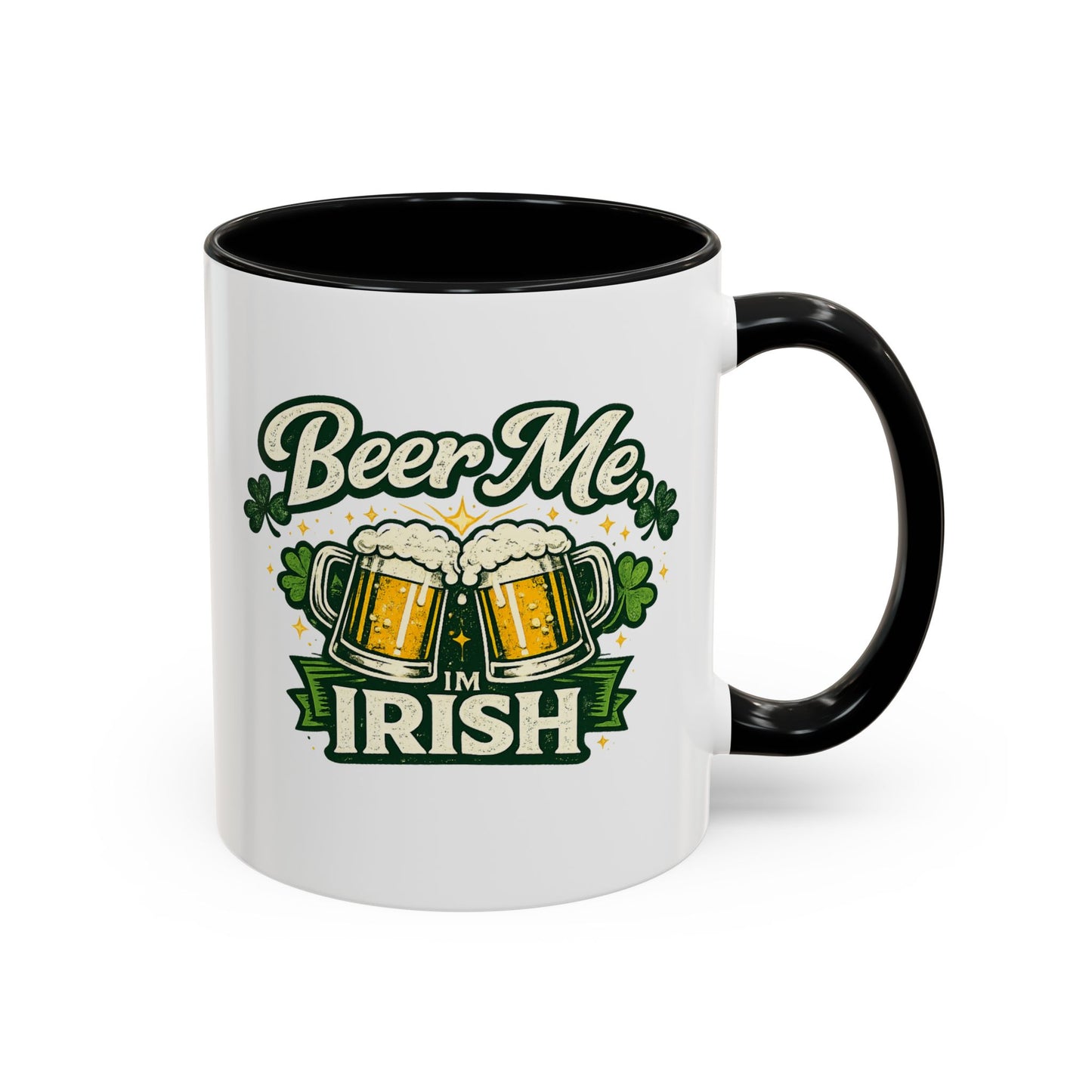 Beer Me I'm Irish Accent Coffee Mug — St. Patrick's Day Beer Mug Gift