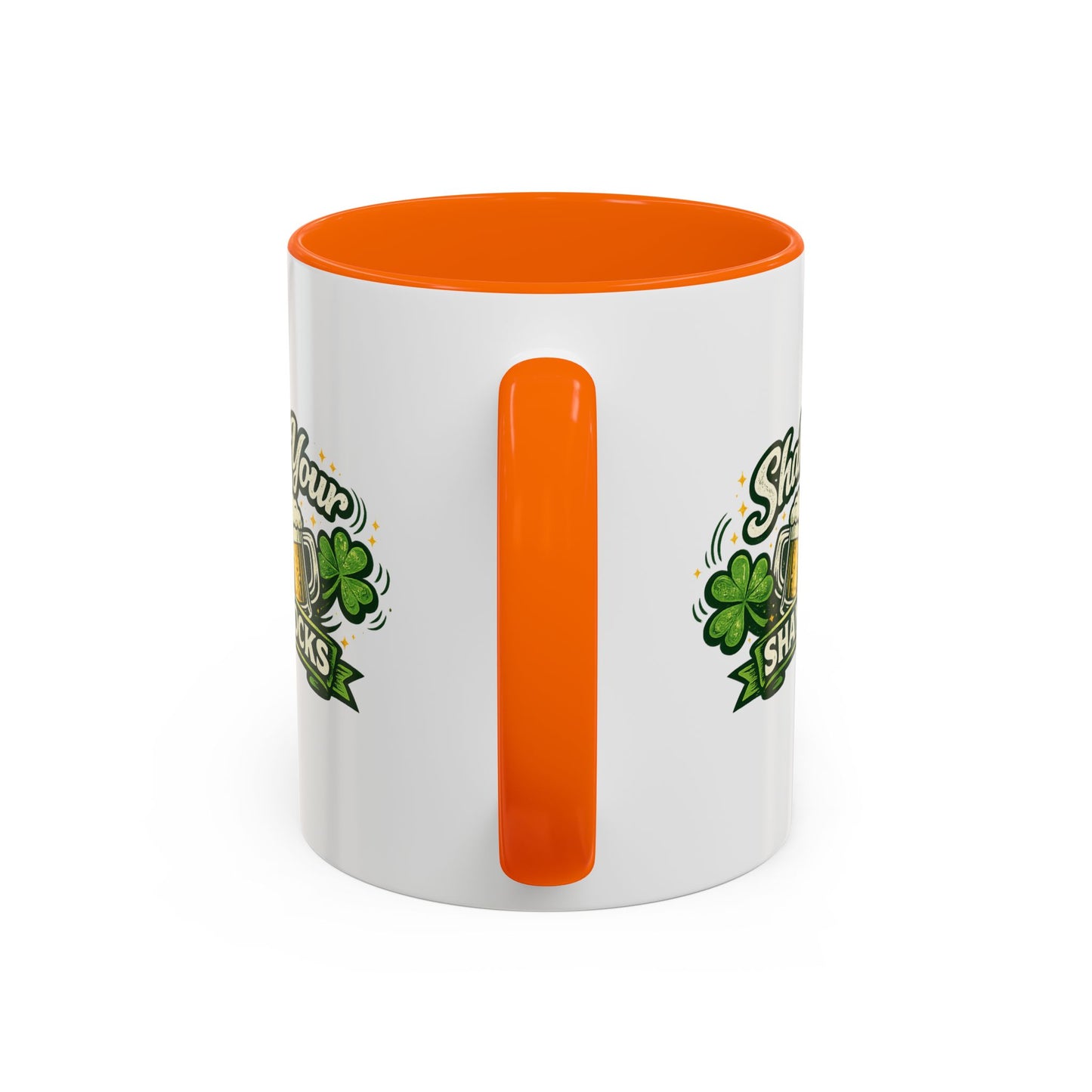 Shake Your Shamrocks Coffee Mug — St. Patrick's Day Beer & Shamrock Accent Mug