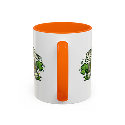 Shake Your Shamrocks Coffee Mug — St. Patrick's Day Beer & Shamrock Accent Mug