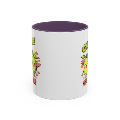 Olive You So Much Accent Coffee Mug, Valentines Day