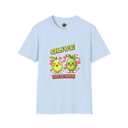 Olive You So Much T-Shirt — Cute Kawaii Olive Couple Valentine Tee
