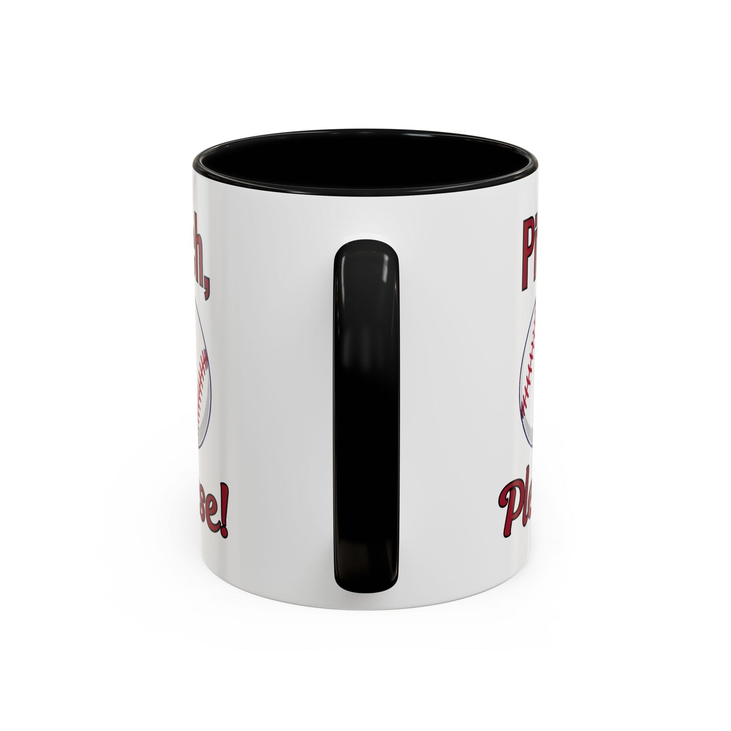 Baseball-Themed Coffee Mug, Pitch Please! Mug, Sporty Gift for Baseball Fans, Fun Drinks for Game Day, Unique Coffee Cup