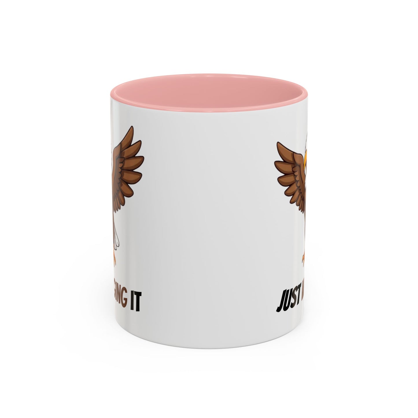 Just Winging It Coffee Mug - Fun Eagle Design, Motivational Mug, Perfect for Gifts, Coffee Lovers, Home Office, Quirky Drinkware