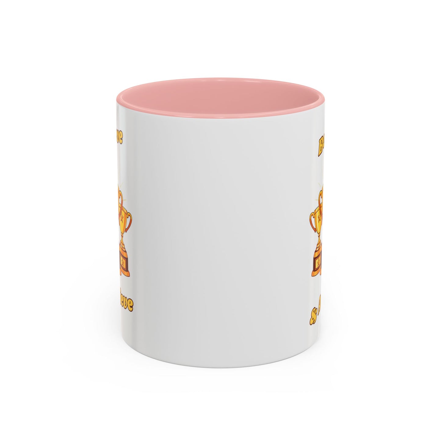 Award-Winning Coffee Mug, Believe & Achieve Cup, Motivational Gift for Winners, Sports, Achievements, Graduation