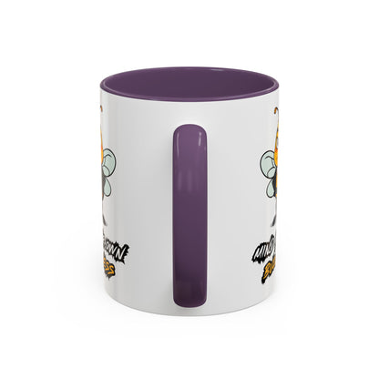 Mind Your Own Buzz-ness Accent Coffee Mug | Funny Bee Gift for Coffee Lovers, Bee Lover Mug, Humorous Kitchen Decor, Perfect for Gifts, Spring Time