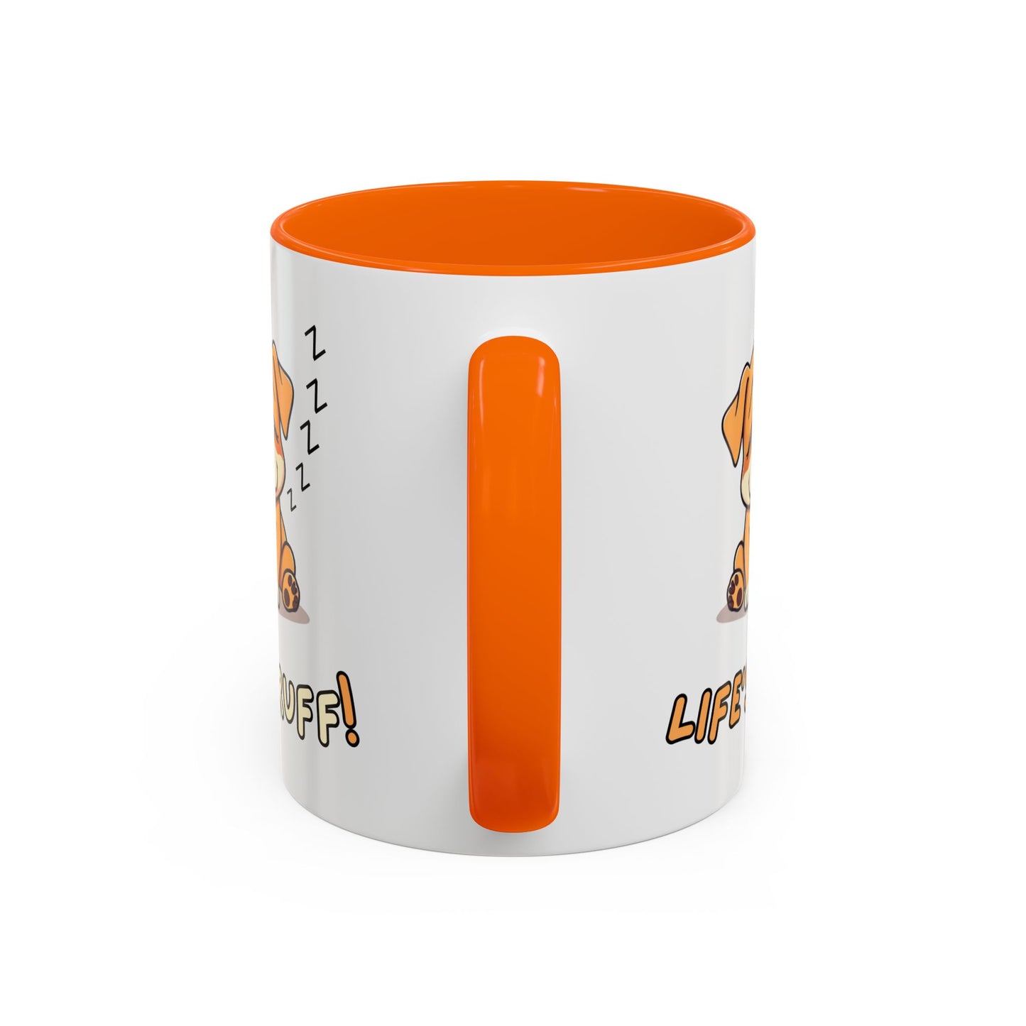 Dog Lover's Accent Coffee Mug | Cute Pet Gift | Perfect for Dog Owners | Life's Ruff Humor | Funny Coffee Cup | 11oz