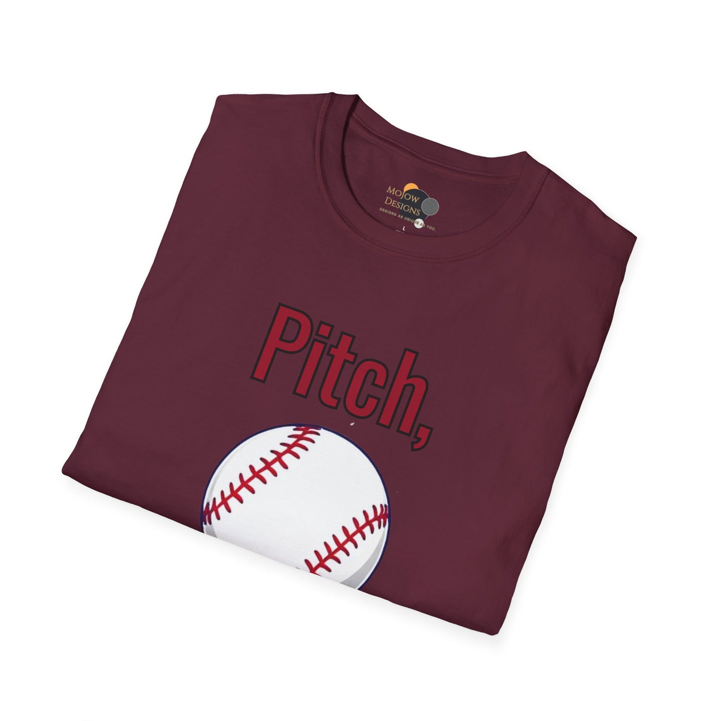 Baseball-Themed Unisex Softstyle T-Shirt, Perfect for Game Days, Sporty Gift, Summer Casual Wear, Unique Baseball Fan Apparel
