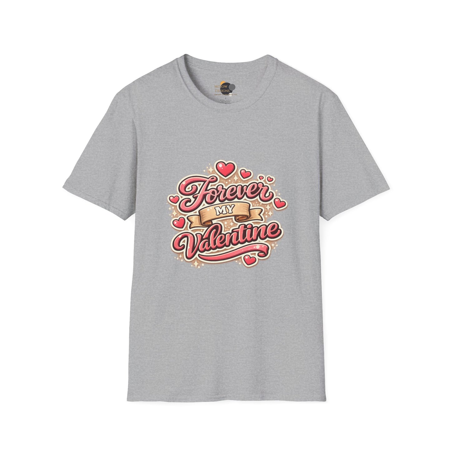 Forever My Valentine Retro Hearts T-Shirt